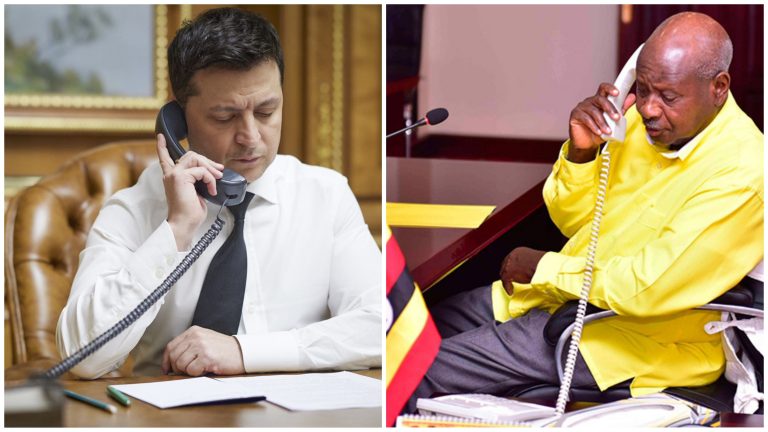 Perezida Zelensky wa Ukraine yanejejwe cyane no kuganira na Museveni.