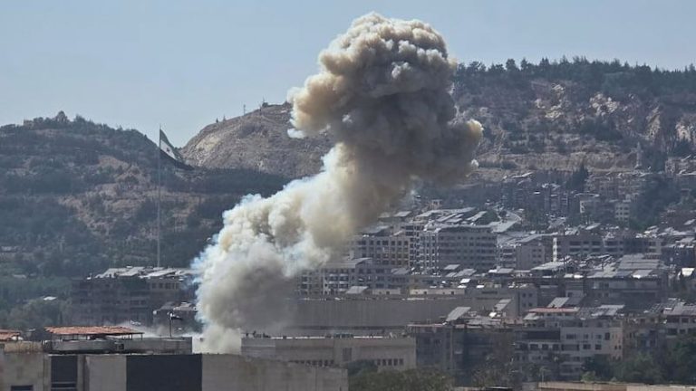 Israel yagabye Ibitero Bikomeye i Damascus, Muri Syria.